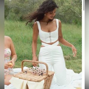 Princess Polly White Cutout 2 Piece Set